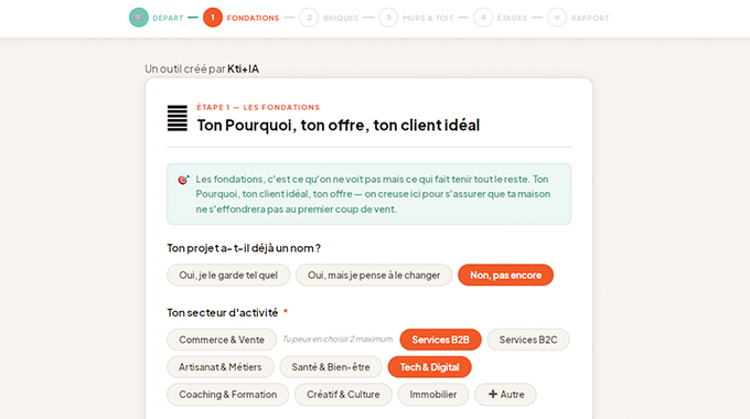 Diagnostic business automatisé — Galerie