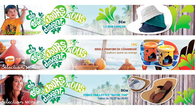 Monoprix : catalogue papier décliné en web