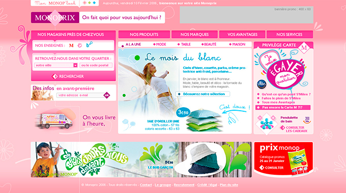 Monoprix : catalogue papier décliné en web — Galerie
