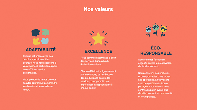 Wahoo Conciergerie : site et identité de marque — Galerie