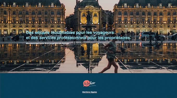 Wahoo Conciergerie : site et identité de marque — Galerie